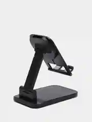 Черный настольная складная подставка для смартфонов, планшетов, электронных книг