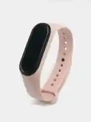 Розовый силиконовый ремешок Xiaomi Mi Band 5, 6 / Ремешок для фитнес браслета Xiaomi Mi Band 5,6