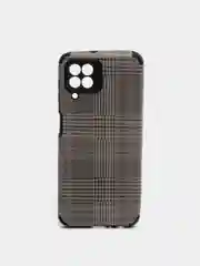 Серый чехол для Samsung Galaxy A22 / M22 / M32 силиконовый под ткань