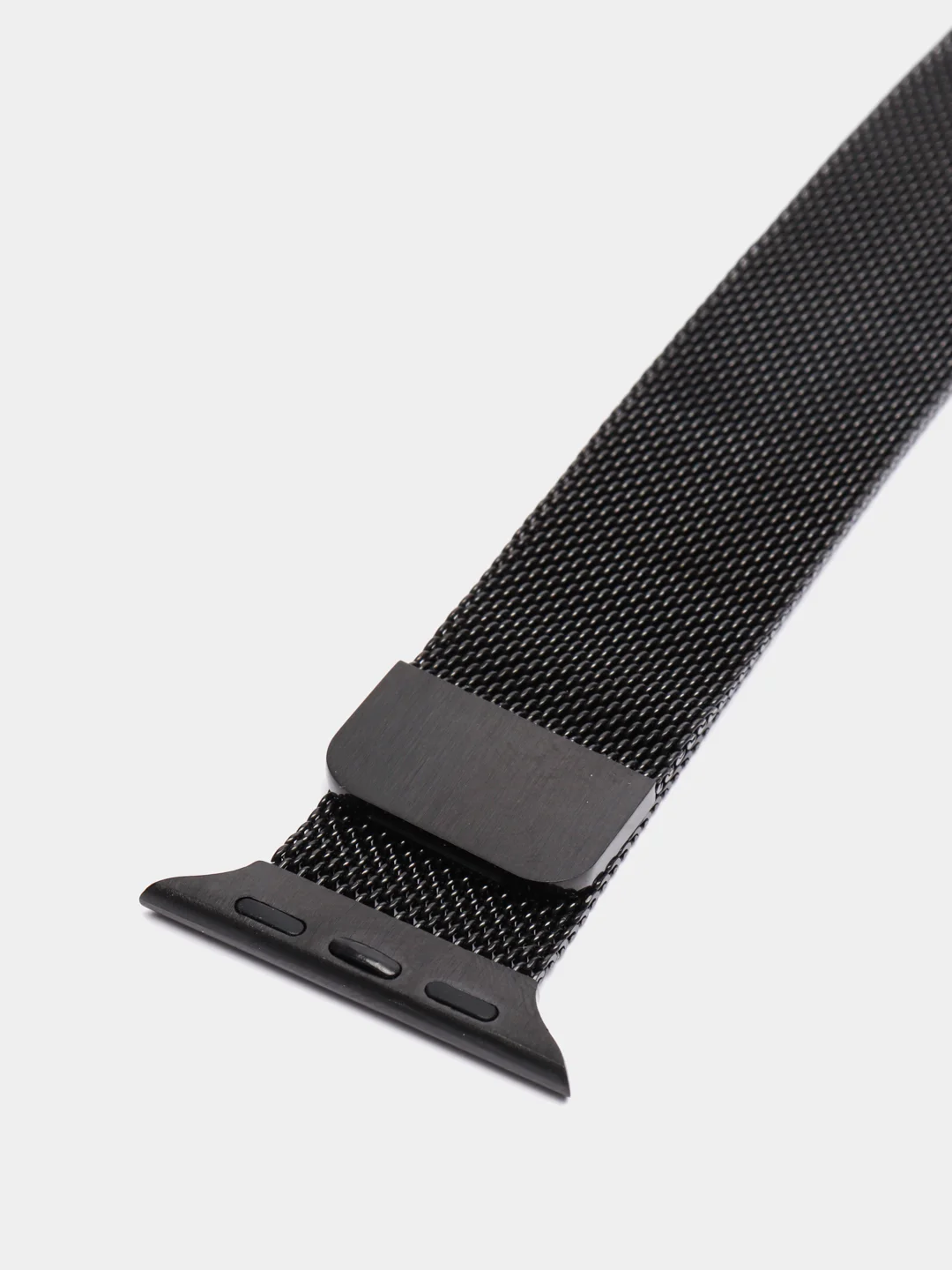 Черный ремешок для Apple Watch Миланская петля