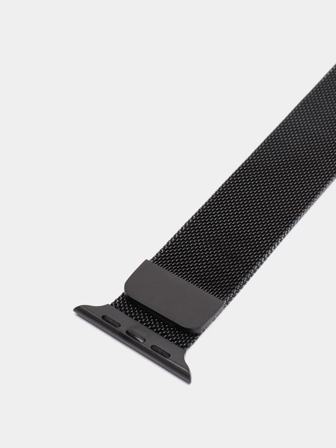 Черный ремешок для Apple Watch Миланская петля
