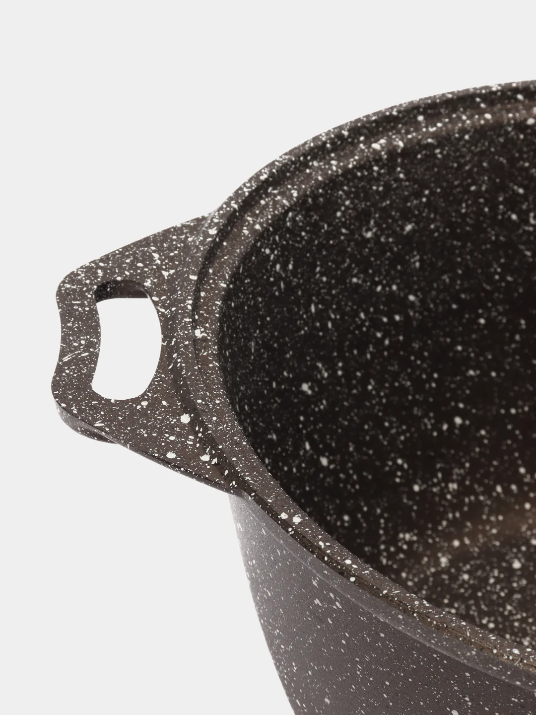 Кастрюля со стеклянной крышкой "Marble Induction", кофейный мрамор, 4 л