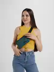Зеленый сумка на пояс, унисекс