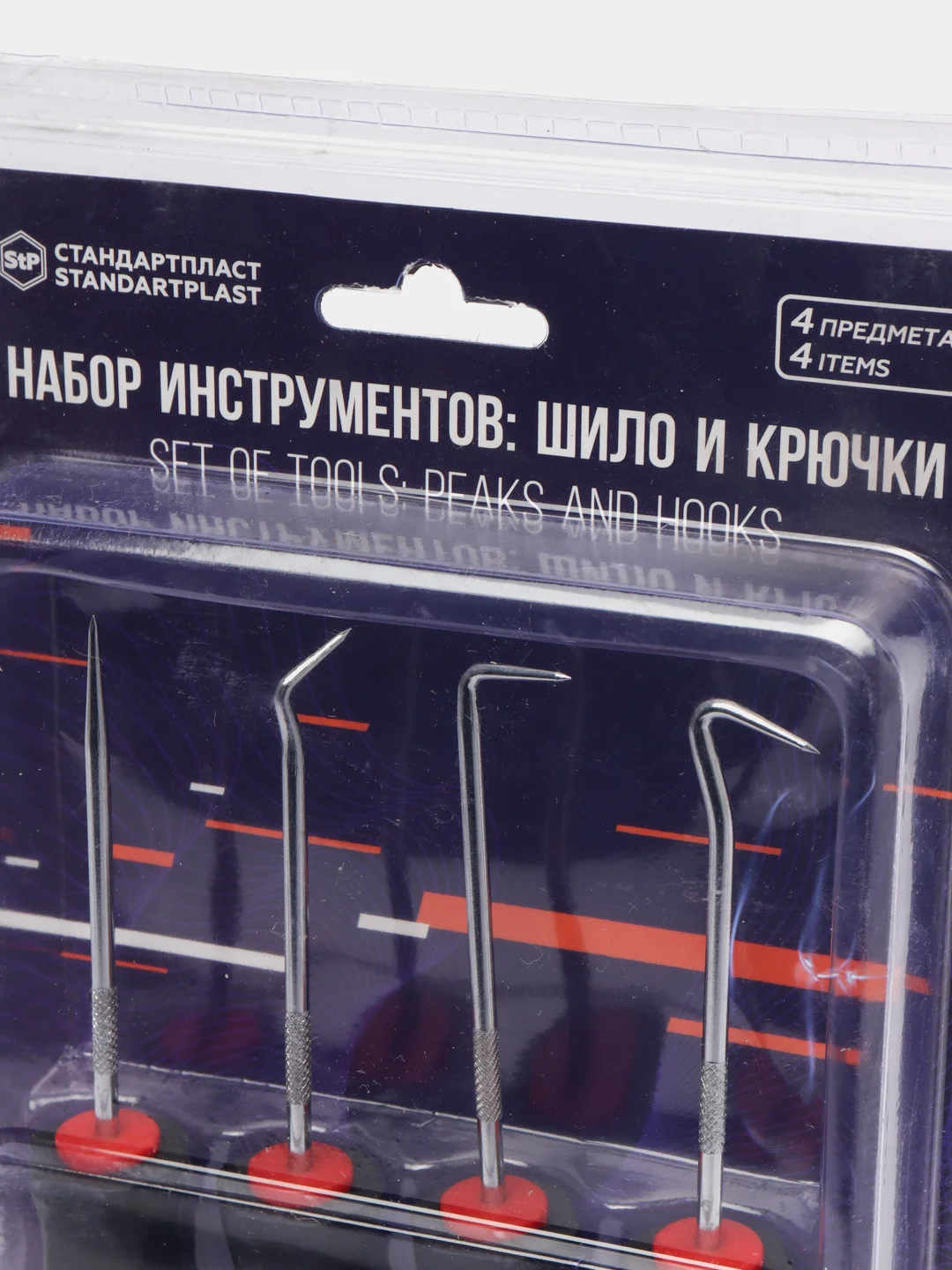 Инструмент для разборки салона автомобиля: шило и крючки, набор