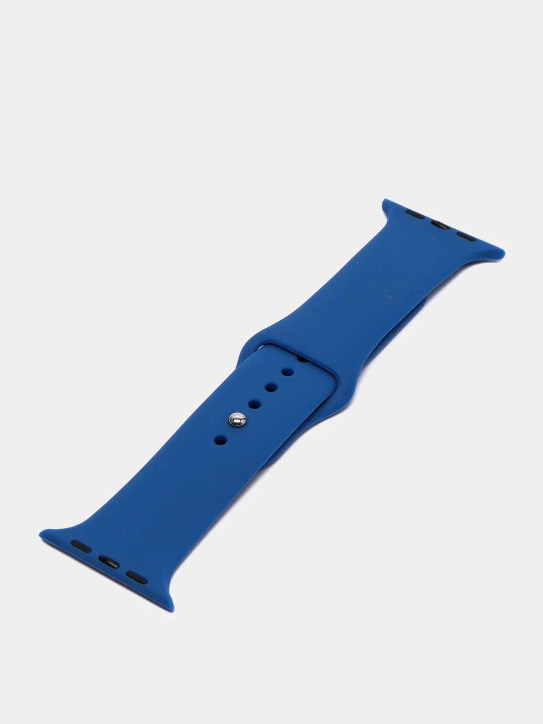Синий силиконовый ремешок для Apple Watch 3, 4, 5, 6, 7, SE на 38/42/40/44