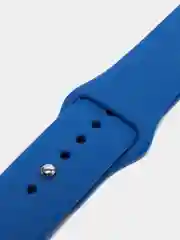 Синий силиконовый ремешок для Apple Watch 3, 4, 5, 6, 7, SE на 38/42/40/44