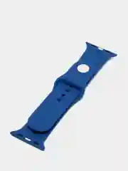 Синий силиконовый ремешок для Apple Watch 3, 4, 5, 6, 7, SE на 38/42/40/44