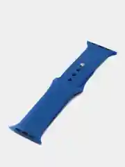 Синий силиконовый ремешок для Apple Watch 3, 4, 5, 6, 7, SE на 38/42/40/44