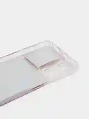 Фуксия чехол Xiaomi Redmi Note 10 Pro переливающийся жидкий с блестками и защитой камеры