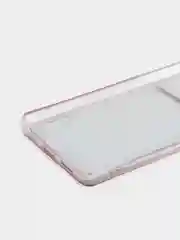 Фуксия чехол Xiaomi Redmi Note 10 Pro переливающийся жидкий с блестками и защитой камеры