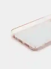 Красный чехол Realme C3 / 5 / 6i силиконовый переливающийся жидкий с блестками и защитой камеры