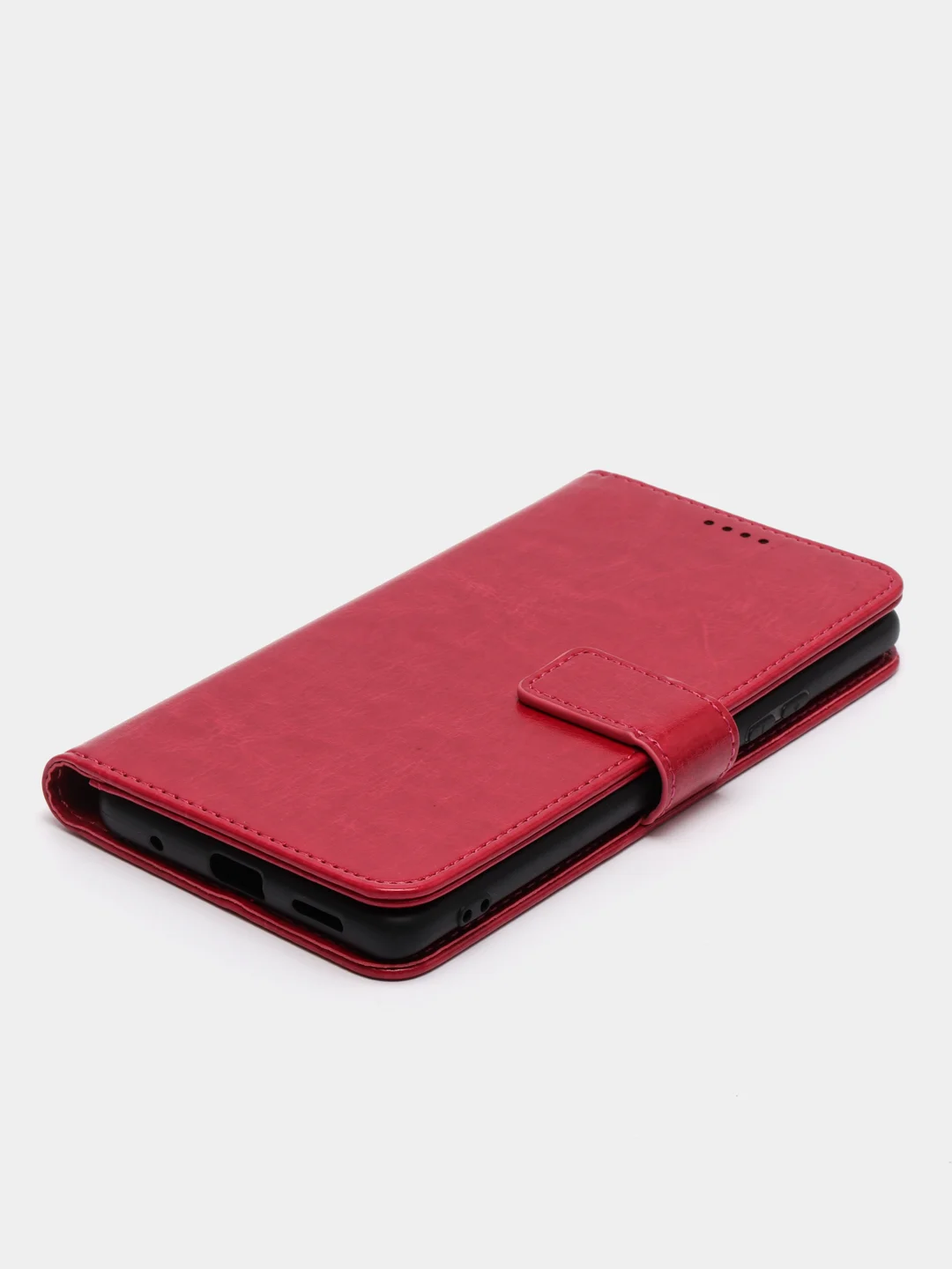 Фуксия кожаный PU чехол книжка Xiaomi Redmi Note 10 Pro, Note 10 Pro Max
