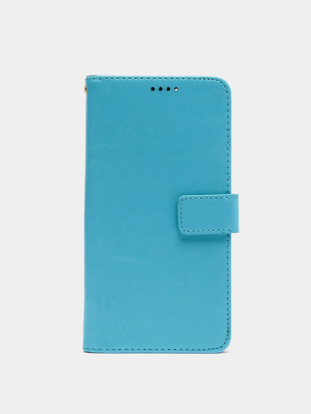 Голубой кожаный PU чехол книжка Xiaomi Redmi Note 10 Pro, Note 10 Pro Max