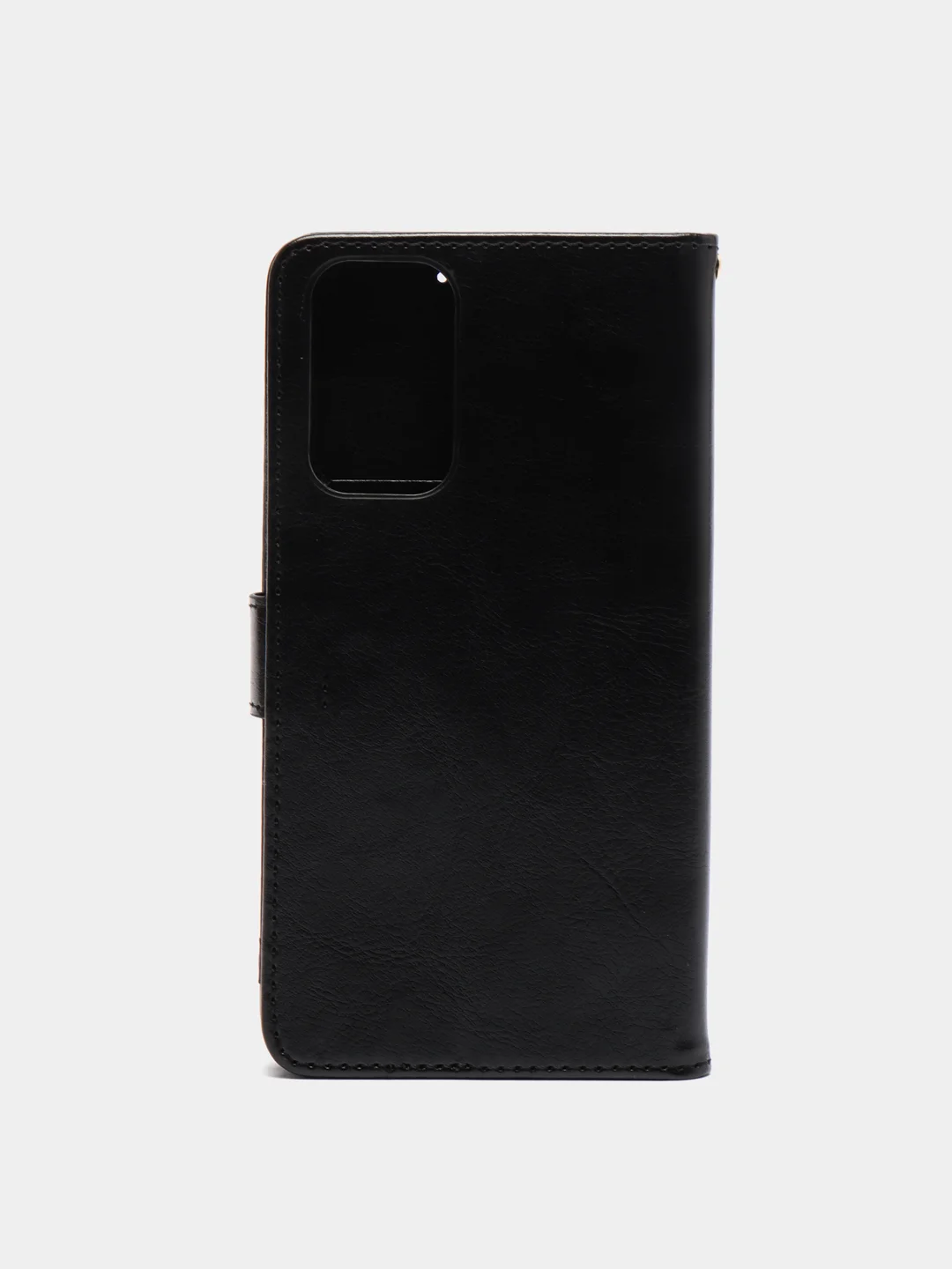 Черный кожаный PU чехол книжка Xiaomi Redmi Note 10 Pro, Note 10 Pro Max