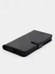 Черный кожаный PU чехол книжка Xiaomi Redmi Note 10 Pro, Note 10 Pro Max