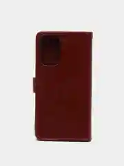 Коричневый кожаный PU чехол книжка Xiaomi Redmi Note 10 Pro, Note 10 Pro Max