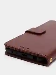 Коричневый кожаный PU чехол книжка Xiaomi Redmi Note 10 Pro, Note 10 Pro Max