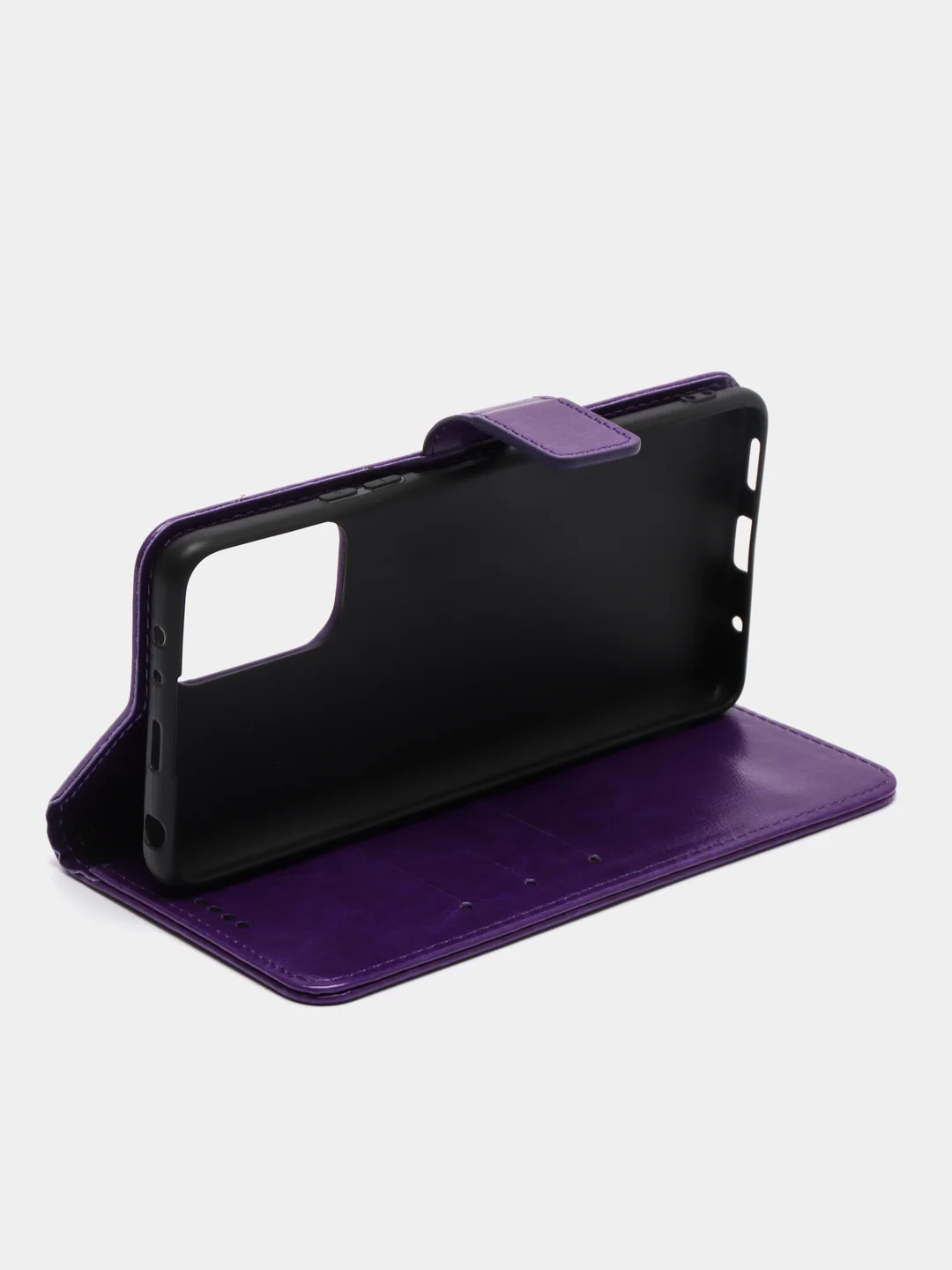Пурпурный кожаный PU чехол книжка Xiaomi Redmi Note 10 Pro, Note 10 Pro Max