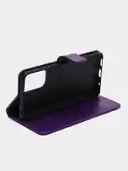 Пурпурный кожаный PU чехол книжка Xiaomi Redmi Note 10 Pro, Note 10 Pro Max