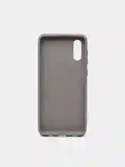 Серый чехол Samsung Galaxy A02, Самсунг Галакси А02 силиконовый рифленый с подставкой