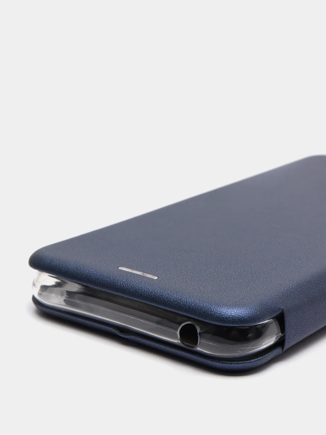 Темно-синий чехол-книжка Xiaomi Redmi 10c, Poco C40, Redmi 10c NFC