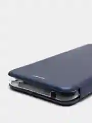 Темно-синий чехол-книжка Xiaomi Redmi 10c, Poco C40, Redmi 10c NFC