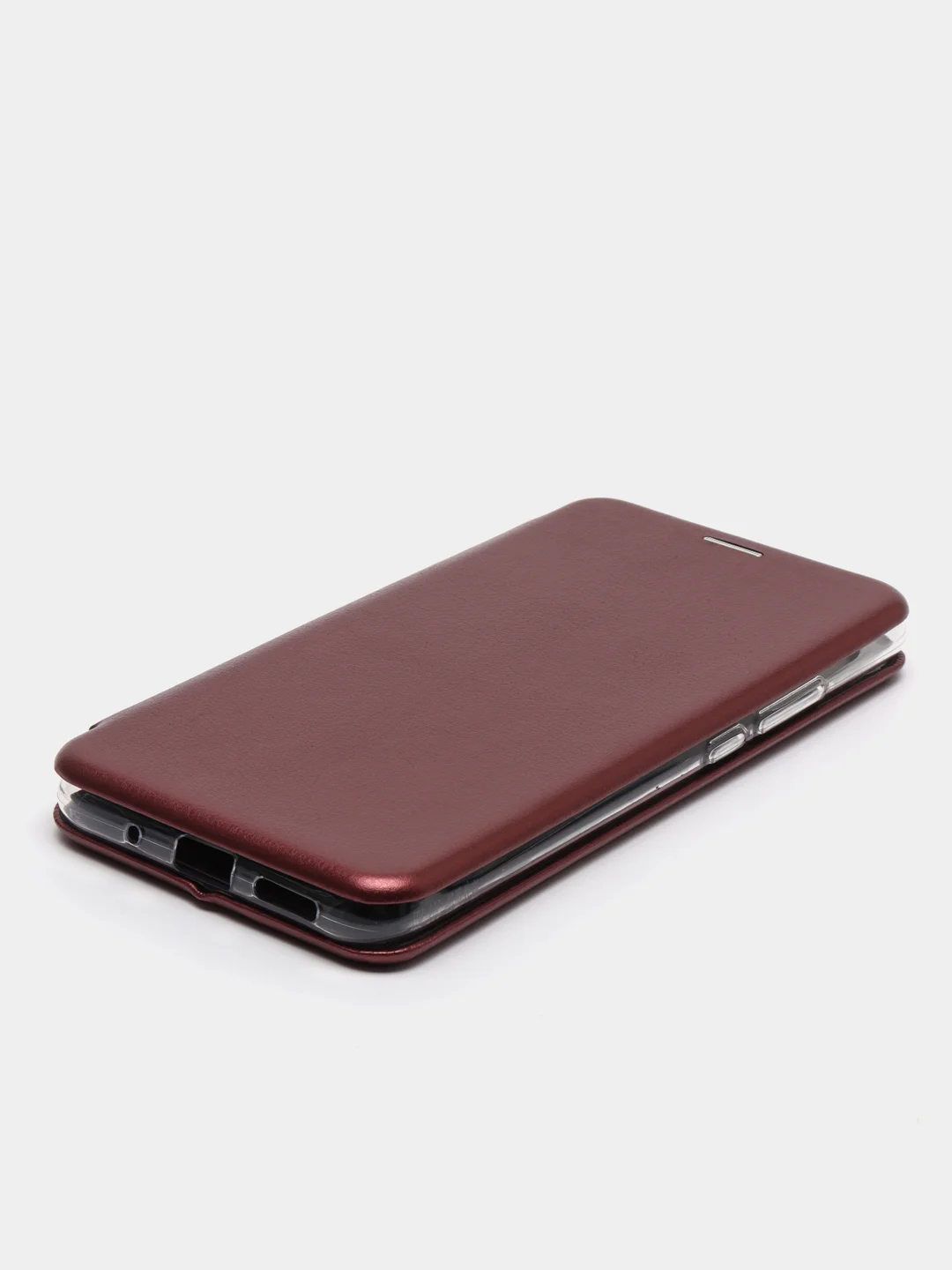 Багровый чехол-книжка Xiaomi Redmi 10c, Poco C40, Redmi 10c NFC