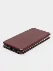Багровый чехол-книжка Xiaomi Redmi 10c, Poco C40, Redmi 10c NFC