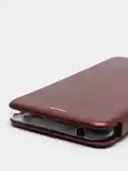 Багровый чехол-книжка Xiaomi Redmi 10c, Poco C40, Redmi 10c NFC