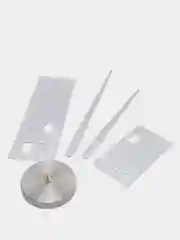 Серебряный часы настенные DIY, 80-120 см