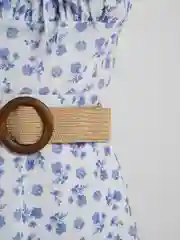 Угольный ремень холщовый, с пряжкой из дерева