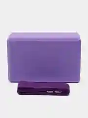 Набор для йоги (блок+ремень)