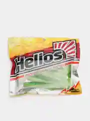 Зеленый виброхвост рыболовный Helios Catcher, 7 штук, рыболовная приманка, силикон рыболовный