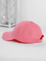 Коралловый кепка-бейсболка женская, однотонная