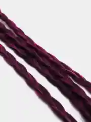 Фуксия резинка для волос с косичками