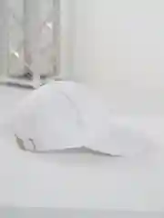 Белый кепка-бейсболка женская, однотонная