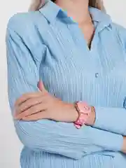 Розовый женские часы, наручные
