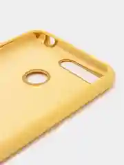 Желтый чехол Silicone case для Huawei Honor 7A Pro / 7C / Y6 2018 / Y6 Prime (5,7"0)
