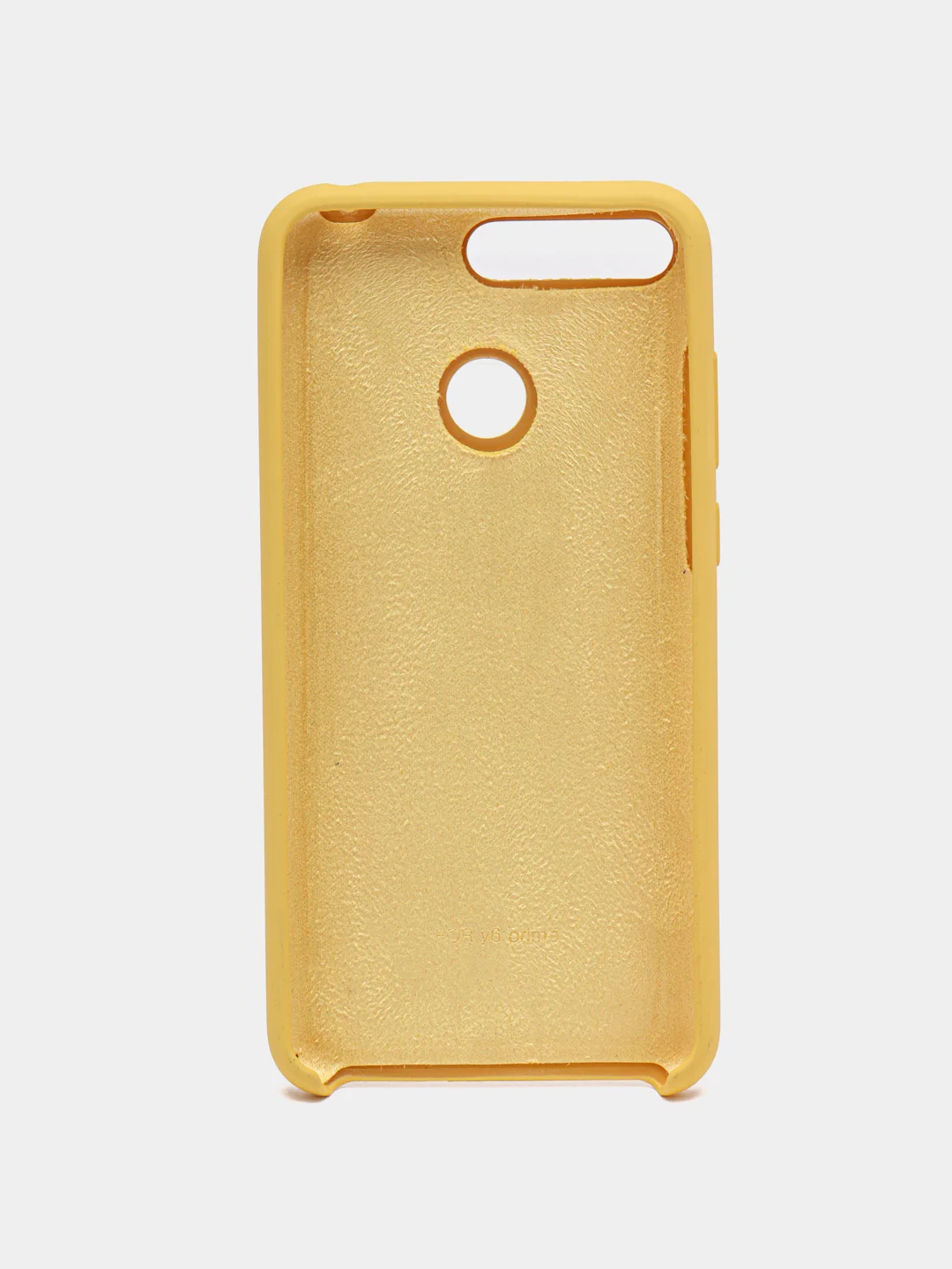 Желтый чехол Silicone case для Huawei Honor 7A Pro / 7C / Y6 2018 / Y6 Prime (5,7"0)