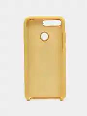 Желтый чехол Silicone case для Huawei Honor 7A Pro / 7C / Y6 2018 / Y6 Prime (5,7"0)