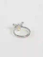 Серебряный кольцо "Пчела" безразмерное