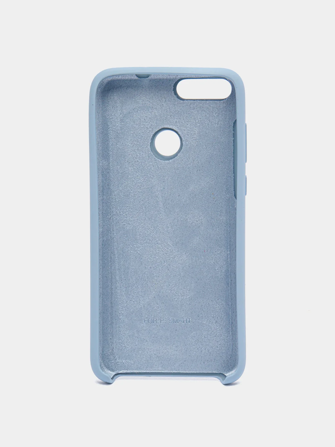 Небесно-голубой чехол-накладка Silicone Cover для Huawei P Smart 2018