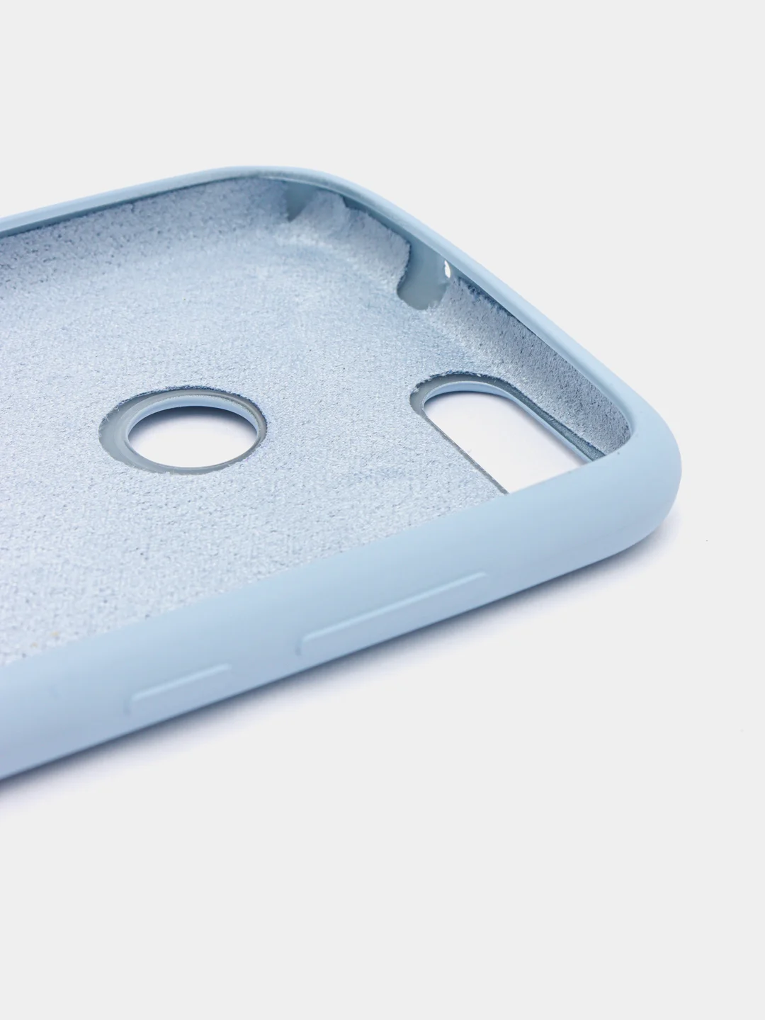 Небесно-голубой чехол-накладка Silicone Cover для Huawei P Smart 2018