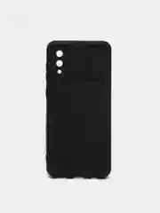 Черный чехол-накладка c визитницей, для Samsung A22, A02S, A02, iPhone 13 Pro, 13 Pro Max