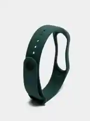 Зеленый силиконовый ремешок для фитнес браслета Xiaomi Mi Band 3, 4