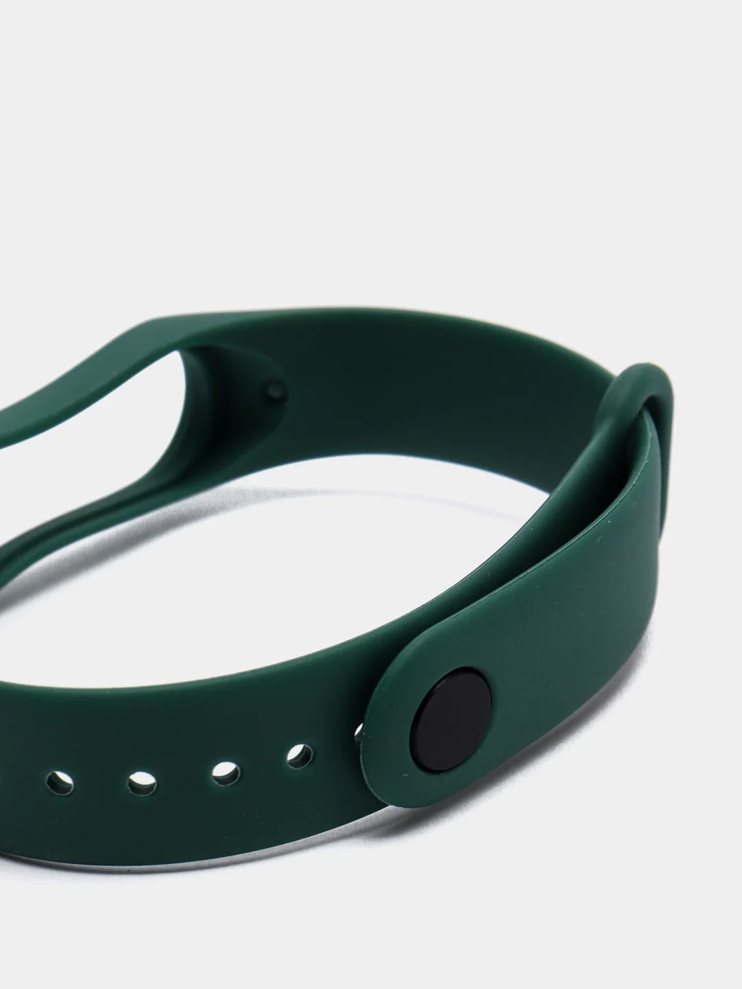 Зеленый силиконовый ремешок для фитнес браслета Xiaomi Mi Band 3, 4