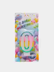 Свечи восковые для торта на День Рождения, разноцветные