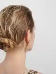 Золотой серьги на подарок