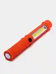 Фонарь светодиодный 1 COB + 1 LED, 3Вт + 1Вт, 16см, резино-пластик, 2 режима