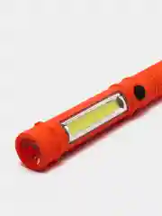 Фонарь светодиодный 1 COB + 1 LED, 3Вт + 1Вт, 16см, резино-пластик, 2 режима